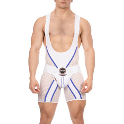 Barcode Berlin Body Backless Krish Blanc-Bleu